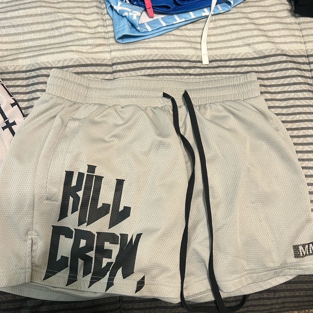 Kill Crew Unisex Gray Shorts